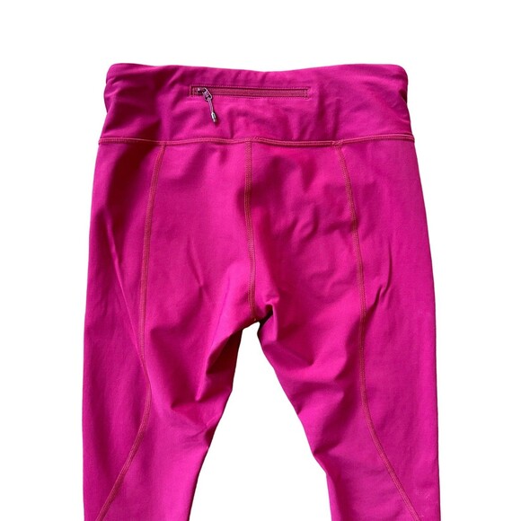 Lululemon Red Tight Stuff Cropped Leggings Size 6 - Picture 3 of 7